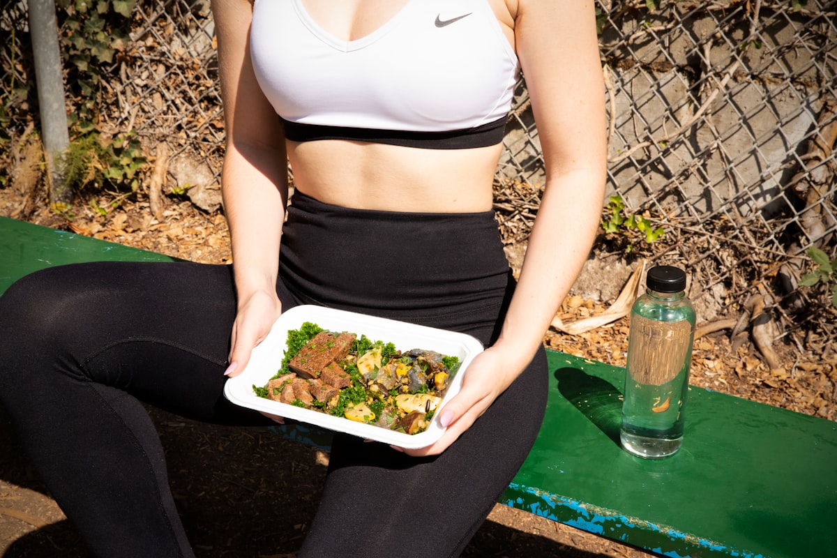 Nutrition and muscle tone concept